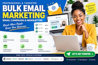 send 100,000 bulk email blast email campaign and email marketing