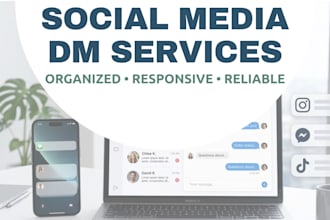 manage your social media messages and dms