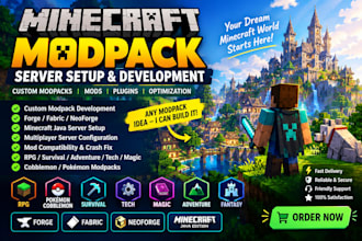 minecraft java modpack server setup custom mod multiplayer forge fabric neoforge