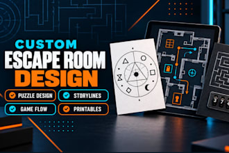 design printable escape room games, logic puzzles, clues, riddles puzzles book