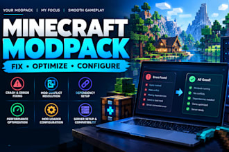 optimize, fix minecraft modpack server crashes, errors