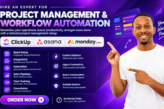be your click up consultant setup click up project management boards automation