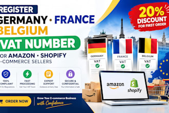 register germany france belgium vat number for amazon shopify ecommerce sellers