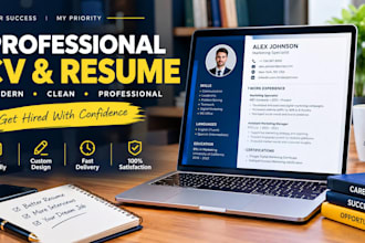 design a professional resume and cover letter