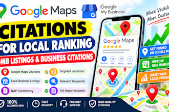 build google maps citations for local ranking, gmb listings business citation