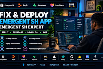 fix deploy emergent sh app emergent sh expert replit and supabase lovable ai aws