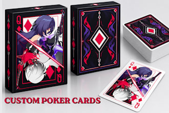 design custom playing cards and poker card deck