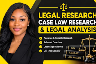 do legal research, case law research and legal analysis