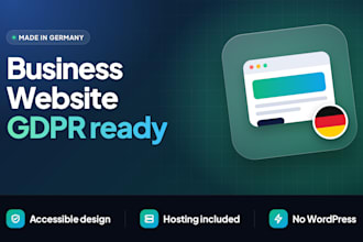 build a gdpr compliant business website with hosting