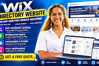brilliant directory website wix directory website wix business directory website