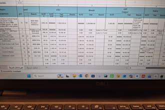 excel sheets, translating,procurement,data entry