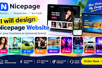 design model health golf gym hotel music dj  driving event nicepage website