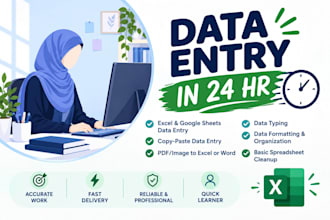 do data entry in 24 hr