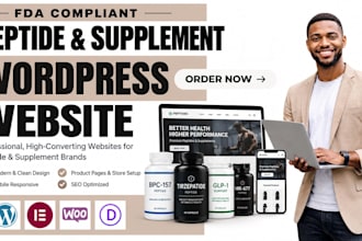do wordpress peptide website woocommerce peptide website peptide marketing ads
