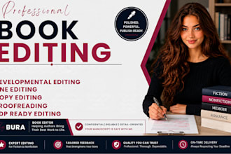edit, format your book, manuscript, novel and proofread your book for amazon KDP