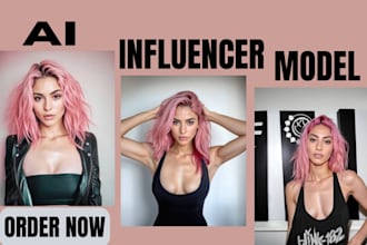 create realistic ai influencer, ai model, ai avatar for instagram onlyfans