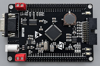 design an stm32 industrial controller pcb with rs485 modbus and ethernet
