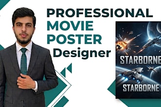 design a professional movie poster, film poster and poster design for you
