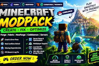 create, fix and optimize your minecraft modpack, forge, fabric, cobblemon