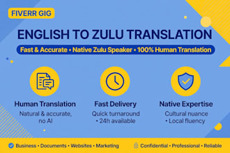 translate english to zulu