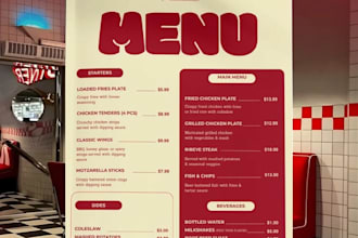 do creative menu designs