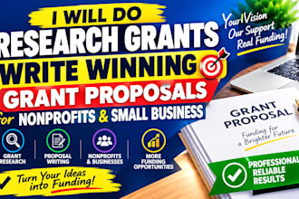 do research grants write winning grant proposals for nonprofits small business