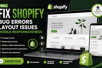 fix shopify bug errors layout issues mobile responsiveness