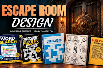 design immersive escape room puzzles and complete game experiences