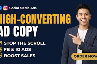 write high converting facebook and instagram ad copy
