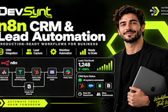 build n8n workflows for lead capture and CRM integration