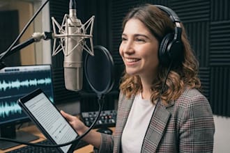 narrate and edit your female audiobook to acx and amazon kdp book within 24hrs
