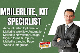 setup mailerlite email automation campaigns template email template landing page
