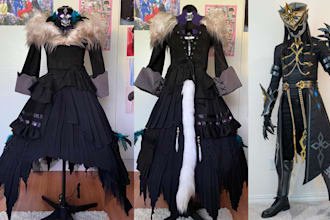 sew a custom made to measure cosplay costume for anime and game characters
