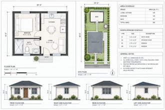 create professional adu permit drawings and architectural plans