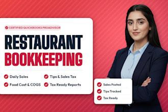 do restaurant bookkeeping in quickbooks online