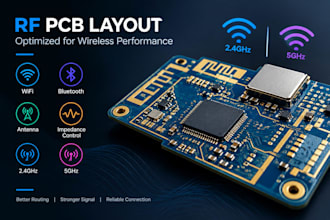 design rf pcb layout impedance control, antenna, wifi bluetooth