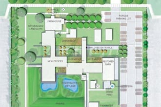 design custom location, property, architectural and landscape maps