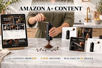 design amazon a plus content and listing images