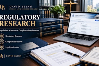 conduct regulatory and compliance legal research