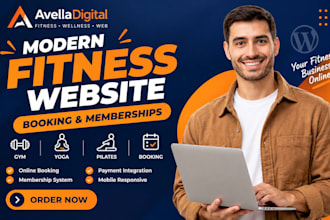 build pilates, yoga and fitness studio websites with memberships