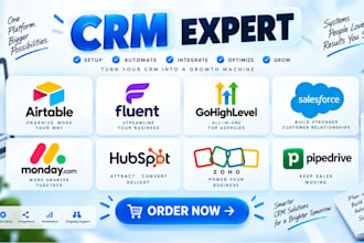 custom crm software developer, airtable crm, softr webapp, fluent crm automation