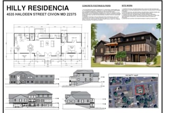 architect of city permit adu permit mep, framing plan construction drawings