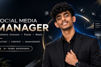 be your social media expert managing aesthetic reels and content
