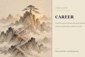 give you a specific I ching reading that answers your question