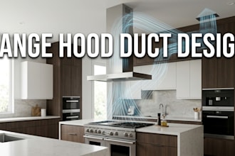 kitchen range hood ducting layout and ventilation
