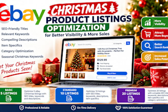 optimize ebay christmas product listing for better visibility