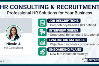 create candidate evaluation tools and job descriptions