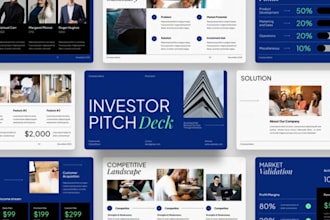 create a premium company profile, corporate presentation and business portfolio