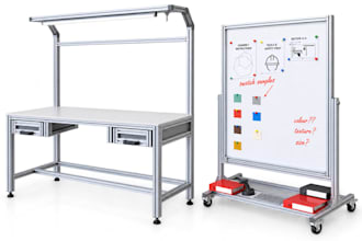 design aluminum extrusion frames and industrial workstations