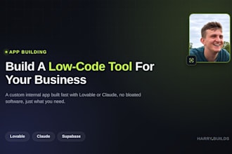 build a low code business tool